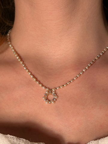 Kimber Minimal Pearl Necklace