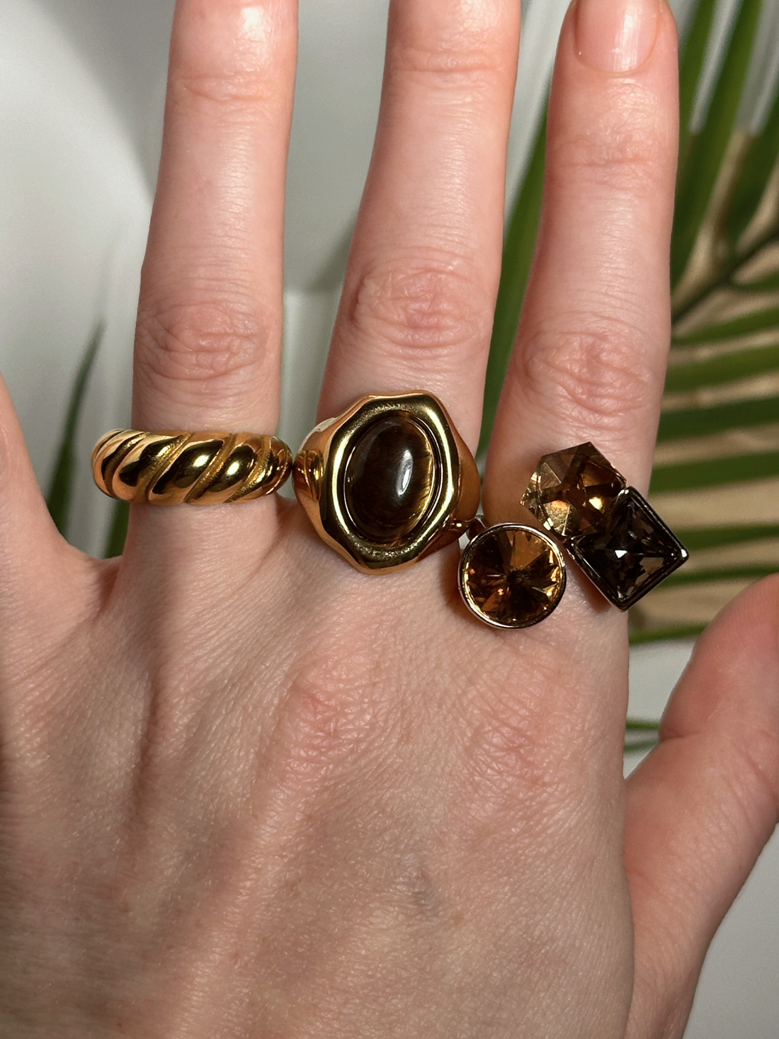 Sienna Zircon Statement Ring