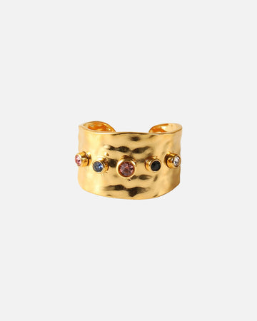 Maya Rhinestone Statement Ring