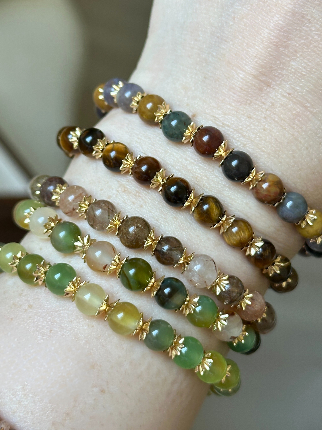 Keira Autumn Colors Gemstone Bracelet