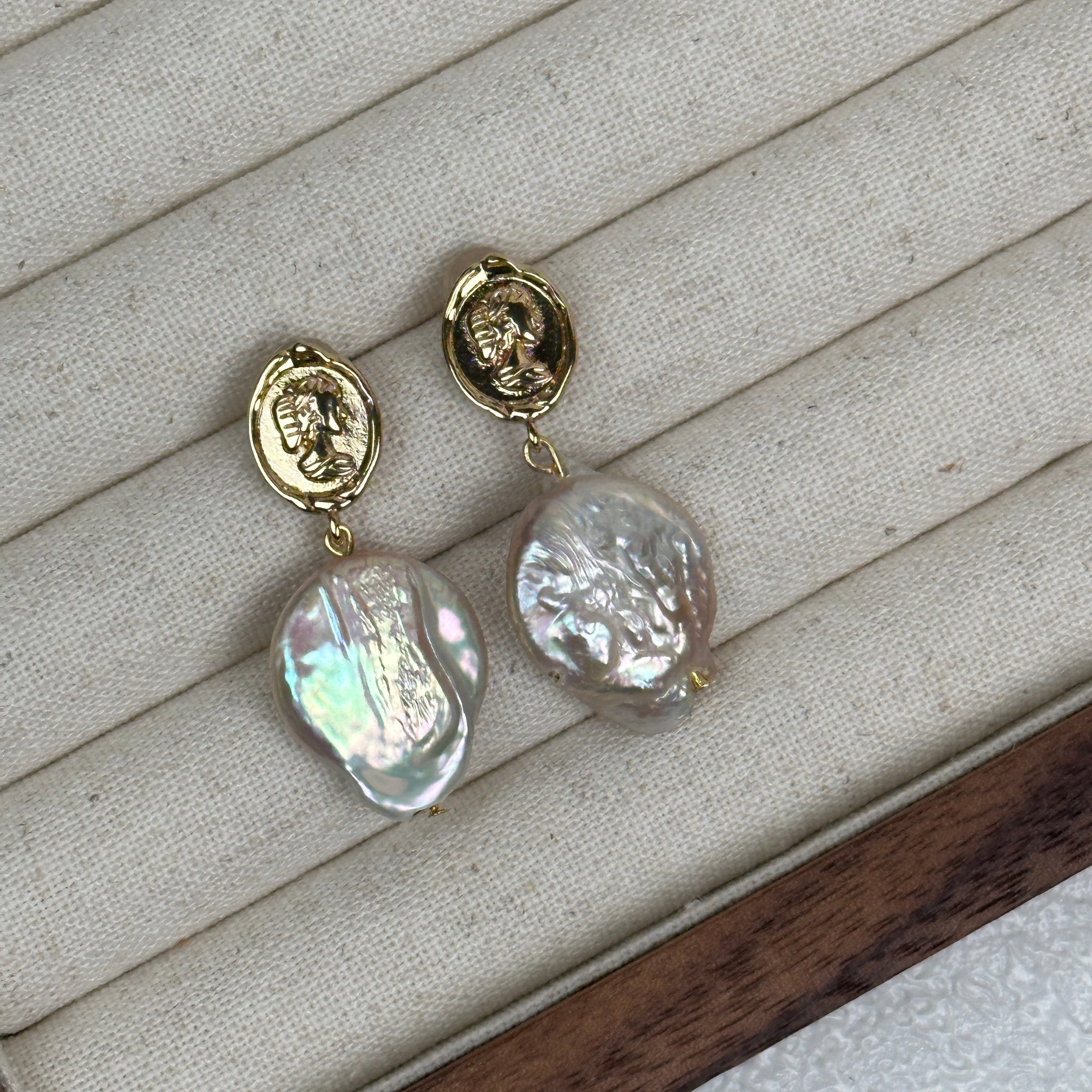 Laura Baroque Pearl Earrings