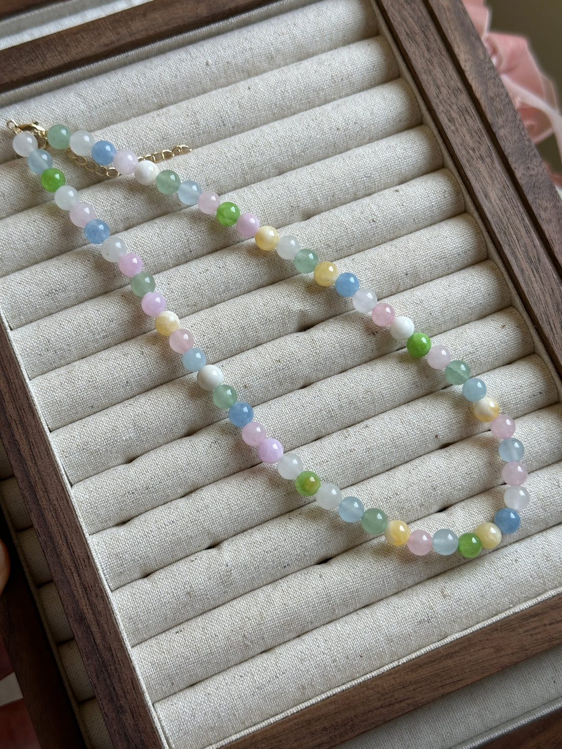 Elda Pastel Gemstone Necklace
