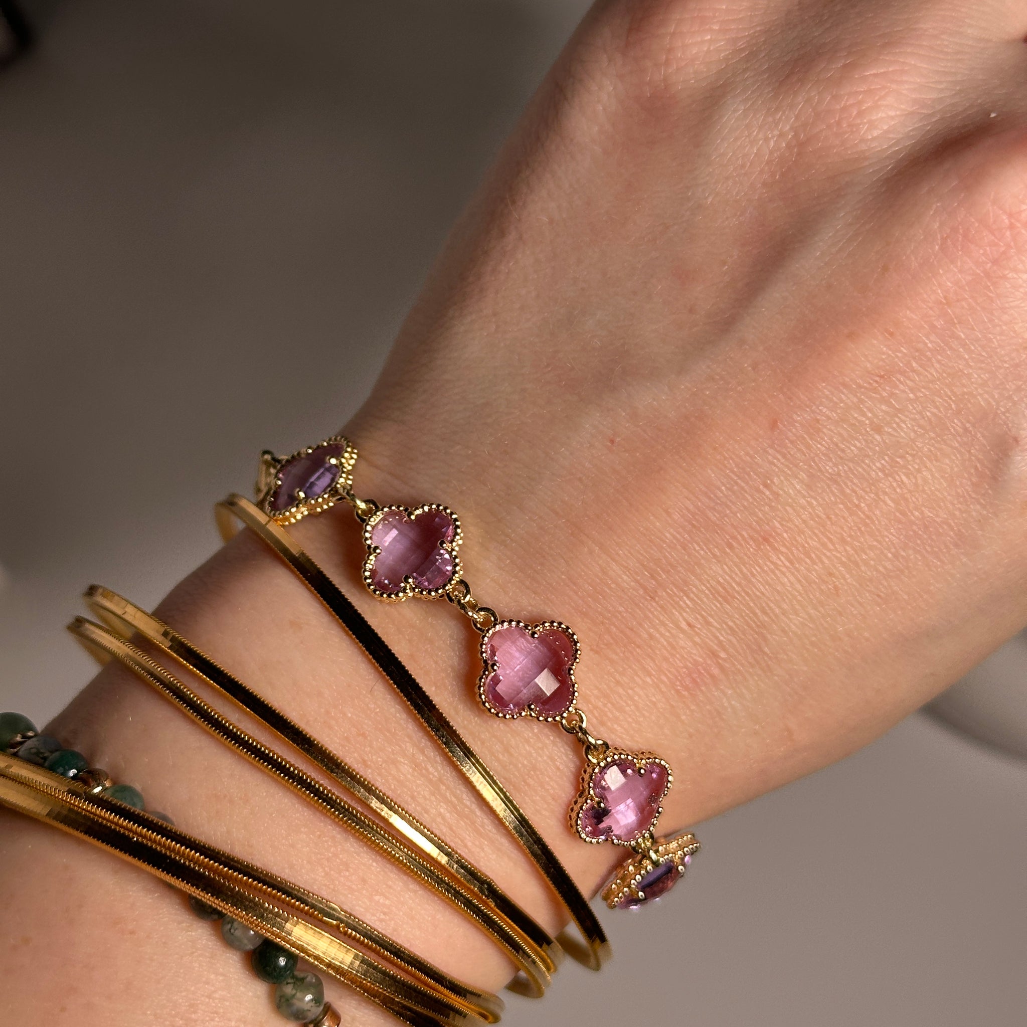 Monae Lavender Zircon Bracelet