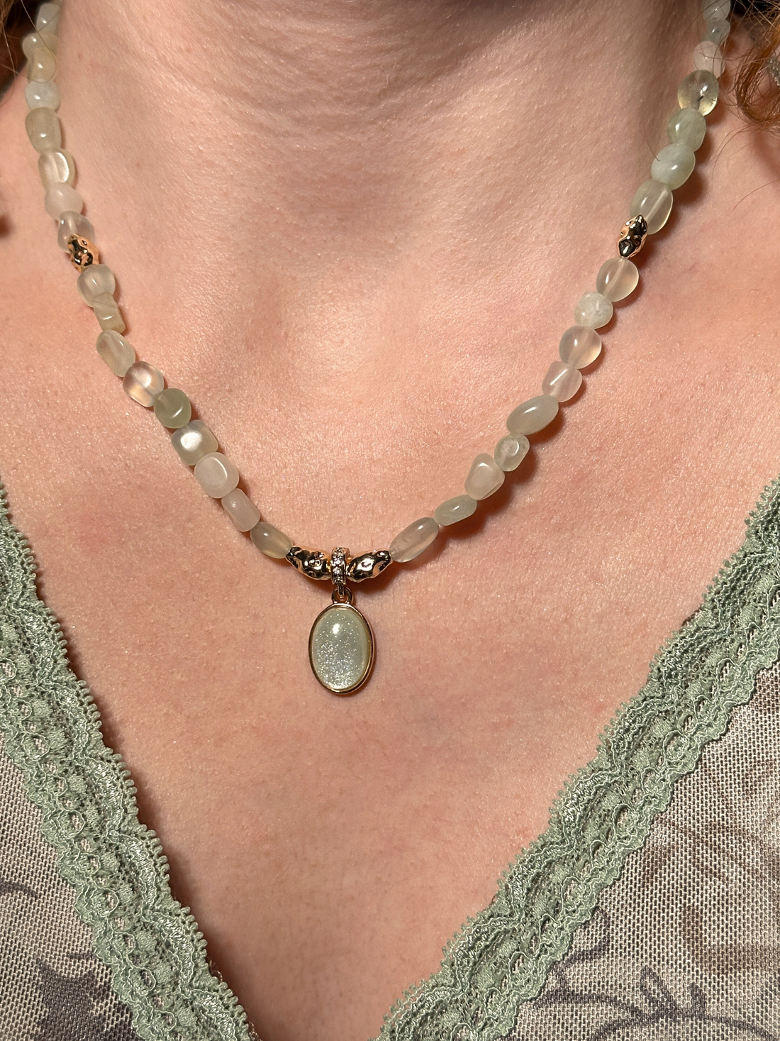 Leiah Peridot Pendant Necklace