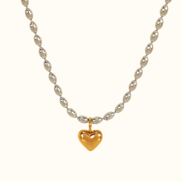 Royale Gold Plated Heart Necklace