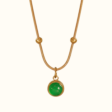 Karoline Aventurine Pendant Necklace