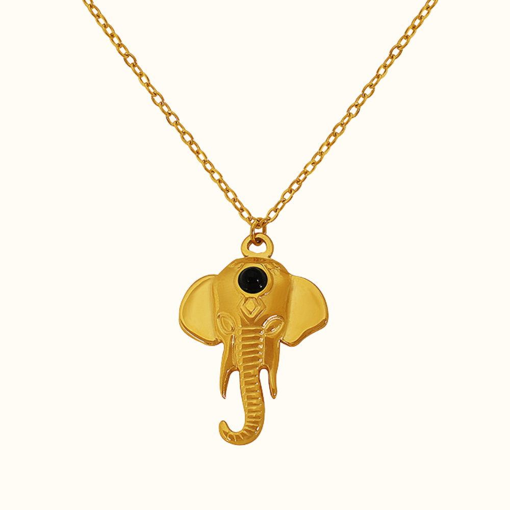 Tristyn Lucky Elephant Necklace