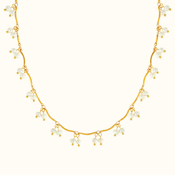 Miroslava Freshwater Pearl Tassel Necklace