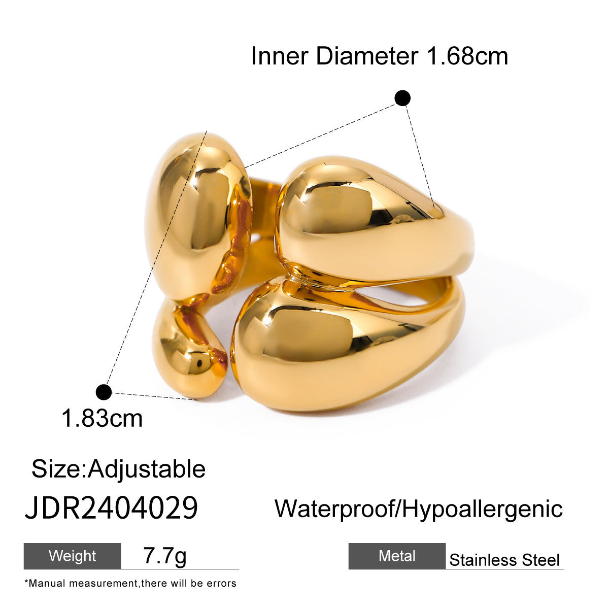 Ryan Statement Zircon Ring - Style 10 [21Z5UJ7H]