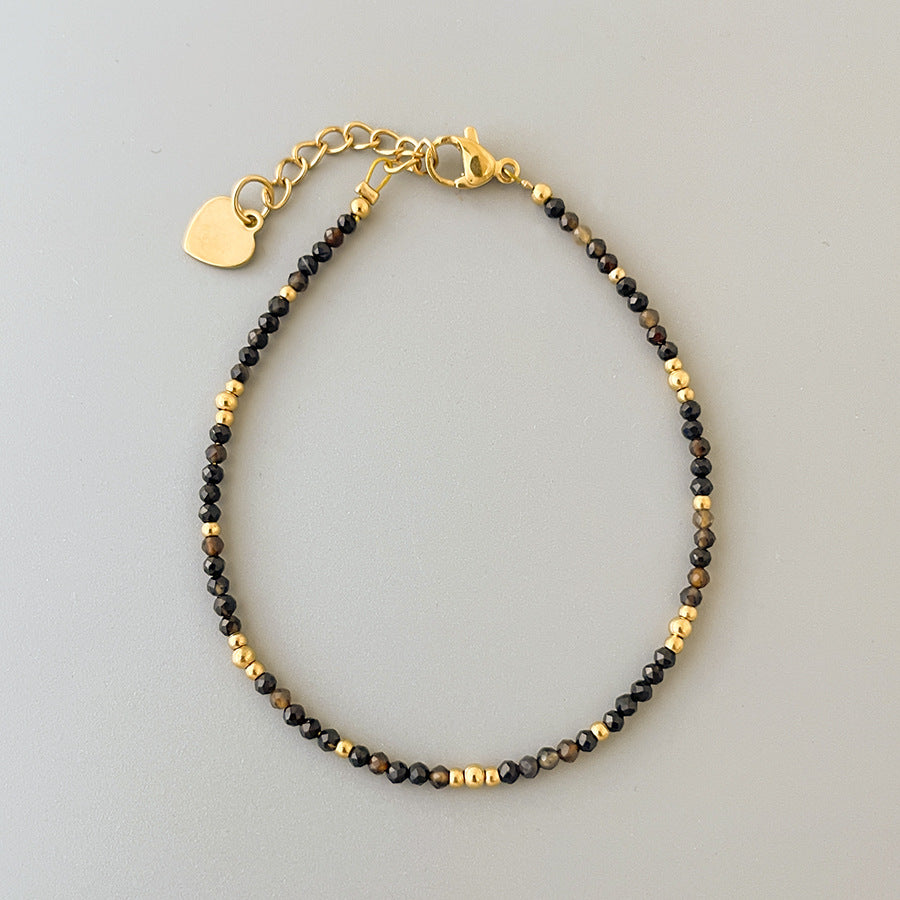 Rosetta Faceted Natural Stone Set - Bracelet (17+3cm) [2LXJJI2H]