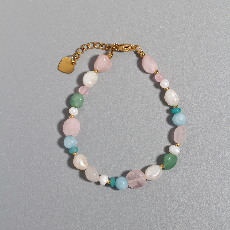 Hareem Colorful Beaded Jewelry Set - Bracelet (17+3cm) [K51DZ9BR]