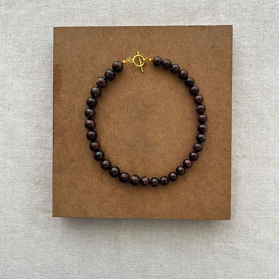 Sabiha Natural Stone Necklace - Necklace A (43cm) [97IFJNYE]