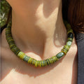 Solana Green Shell Beaded Necklace - Necklace (OT Buckle 43cm) [1T41TYIM]