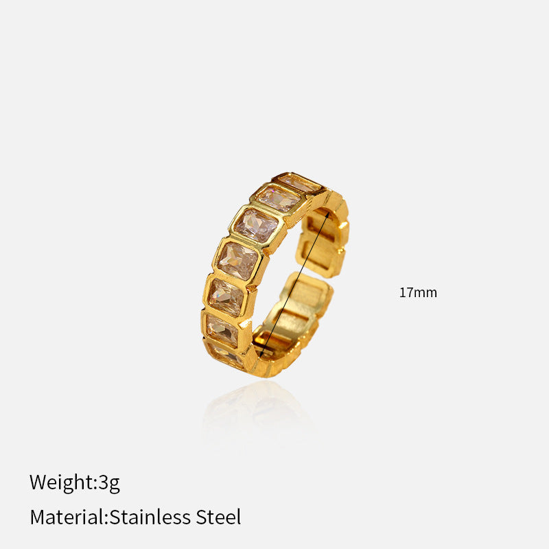 Ilyana Cubic Zirconia Ring - White [76Y4QK2O]