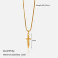 Eve Retro Cross Necklace - Style 13 [HOEU6M5U]