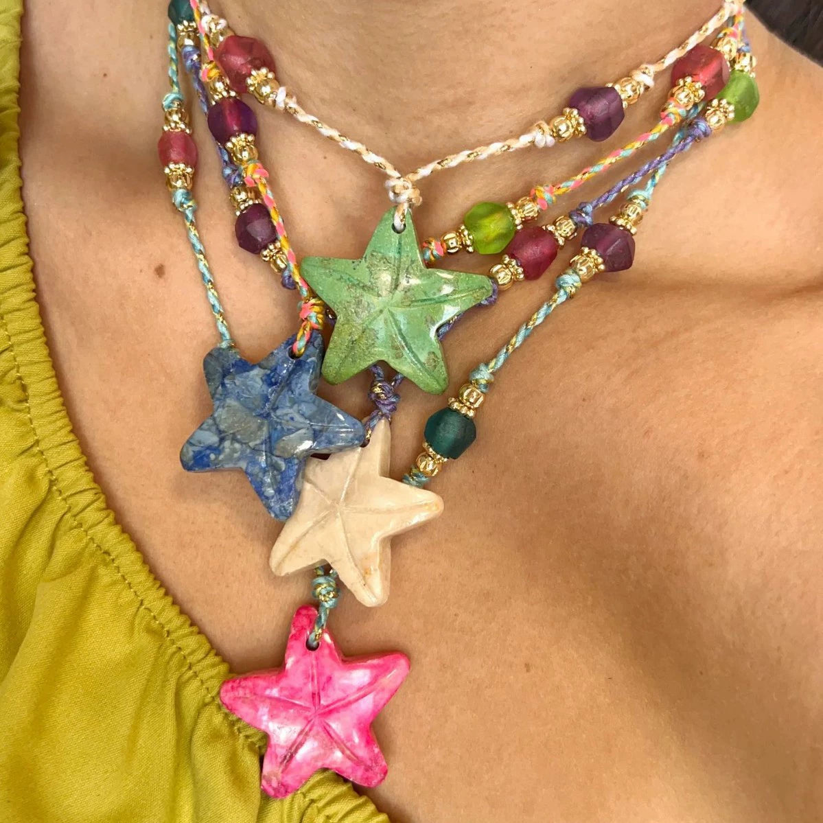 Boho Star Pendant Necklace