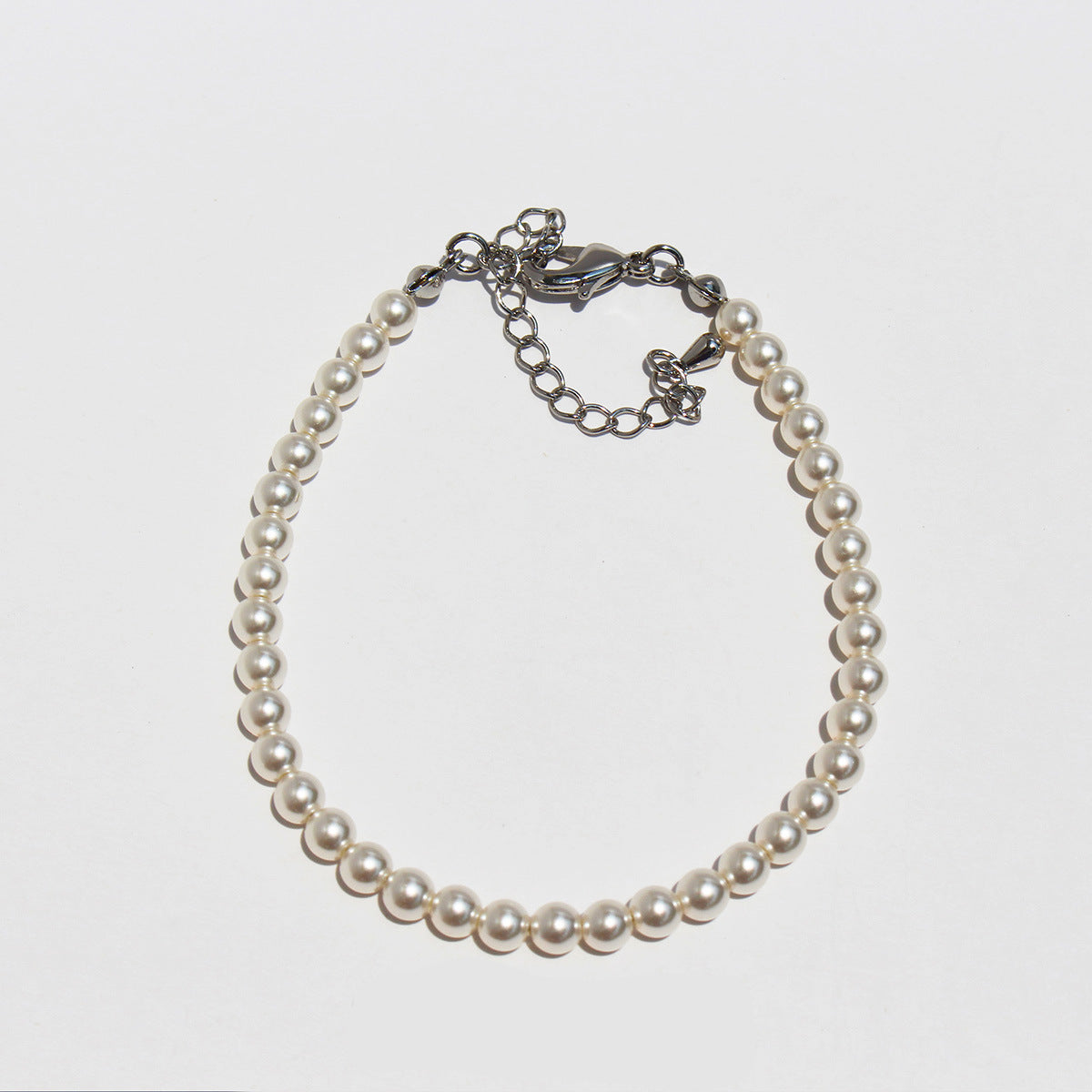 Azure French Pearl Jewelry Set - 4mm Bracelet [P6AAN482]