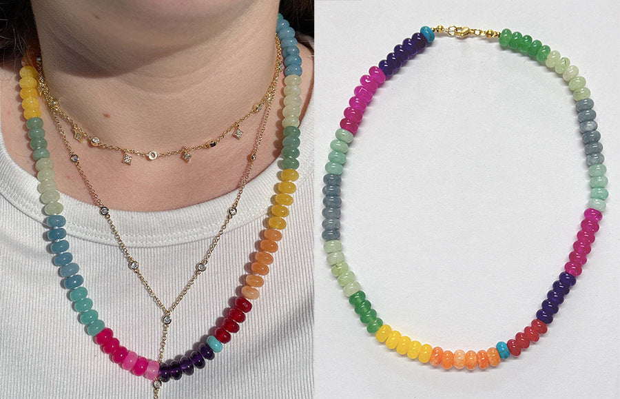 Kaley Candy Bead Necklace - Necklace 2 (43cm) [L0I8FJYE]