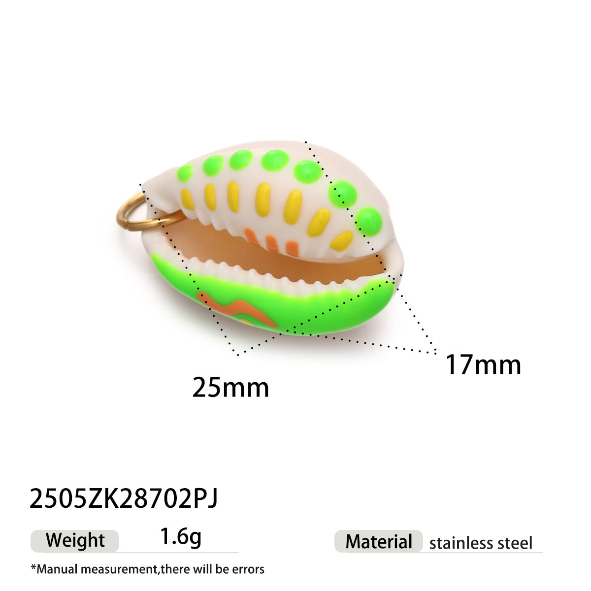 Kianna Playful Shell Eye Charm - Style 9 [T4M67VPM]