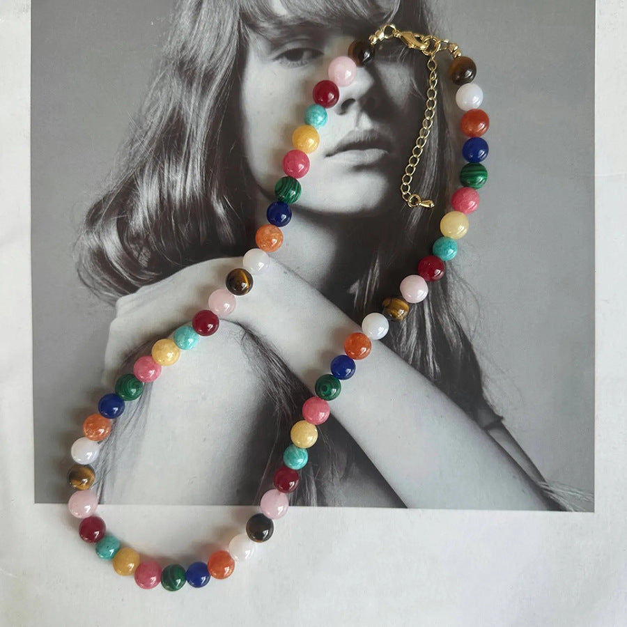 Marvel Natural Stone Jewelry Set - Necklace [1H8YSNSR]