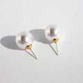 Kamree Elegant Pearl Earrings - Gold Base [C6U5L2LZ]