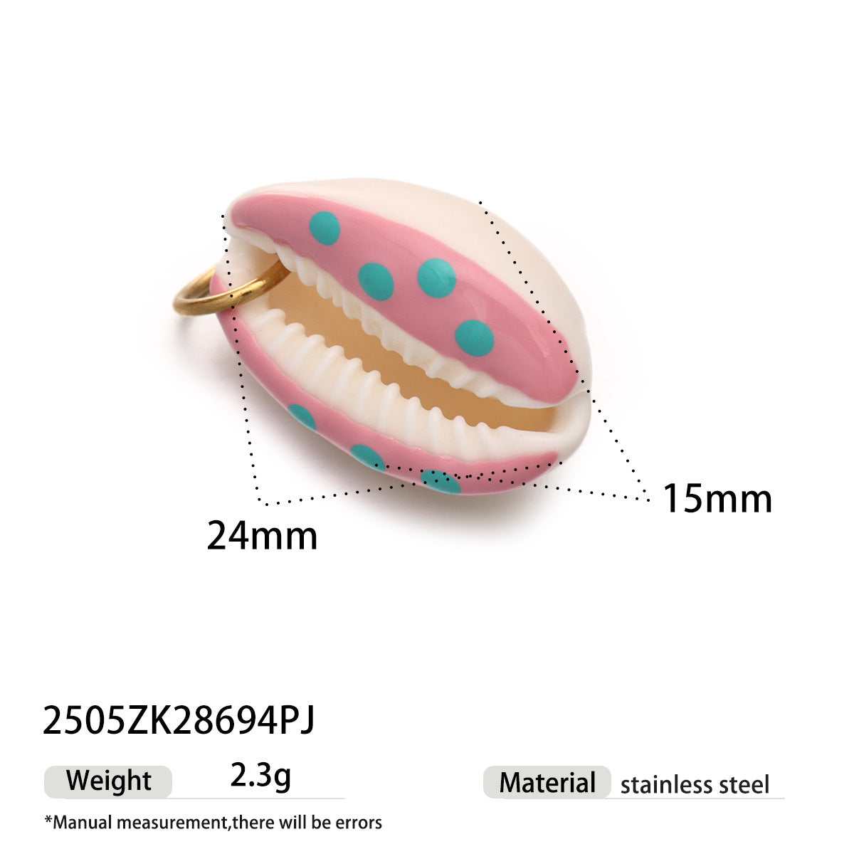 Kianna Playful Shell Eye Charm - Style 1 [MGFAYCTB]