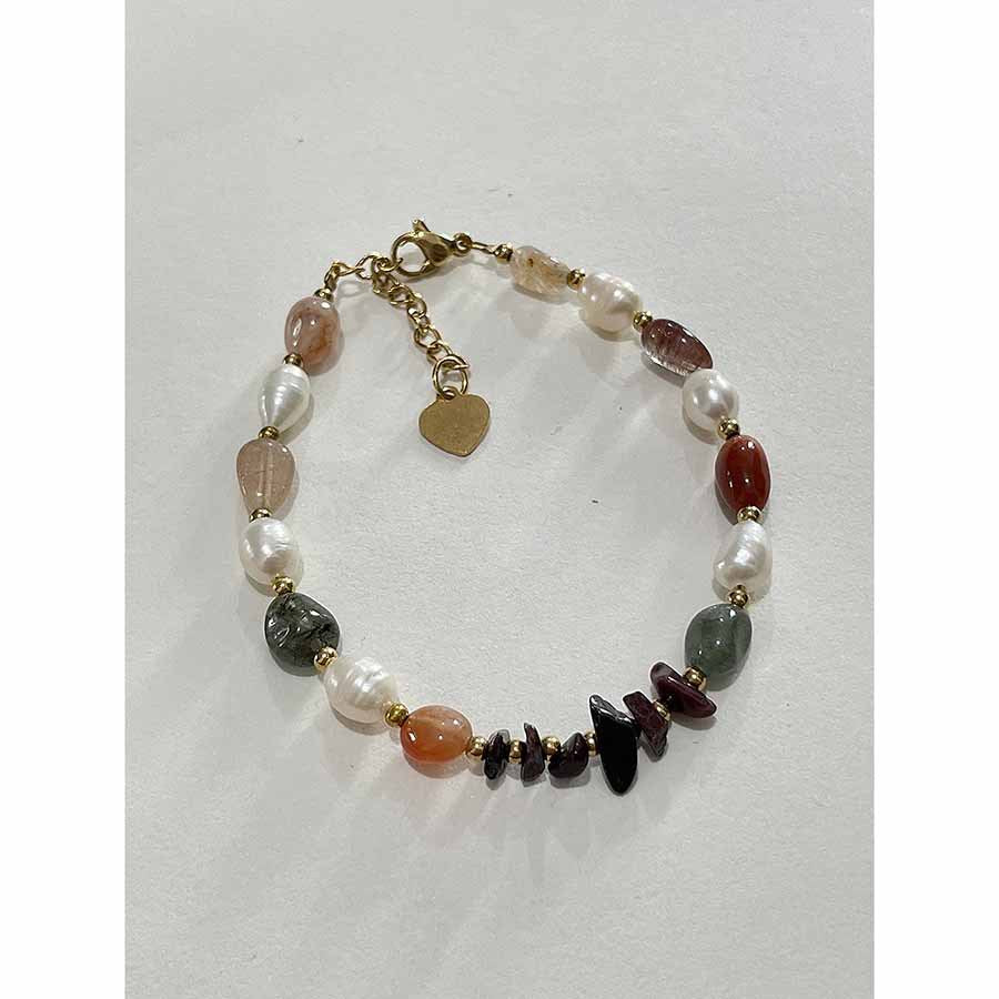 Susanna Colorful Pearl Stone Bracelet - Bracelet (17+3cm) [K0ZC7L7S]