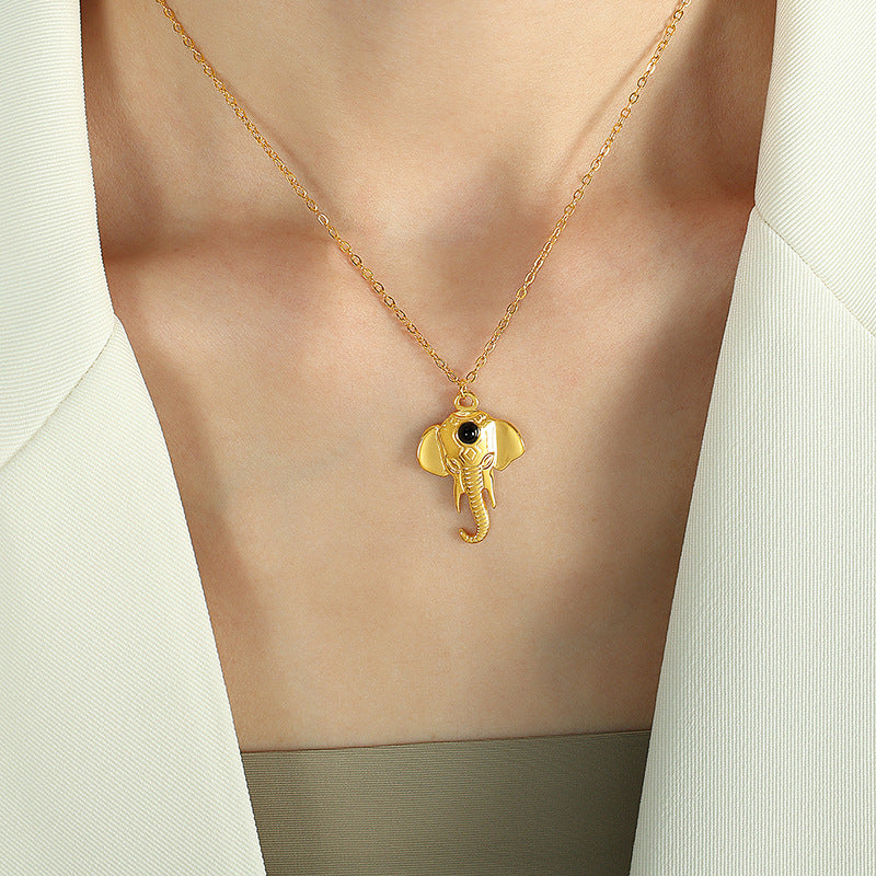 Tristyn Lucky Elephant Necklace - Style 1 [K7TTYM8C]