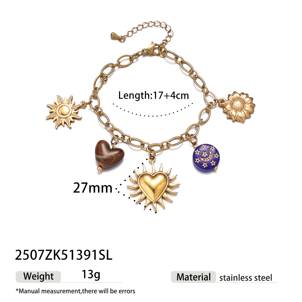 Maddyson Sun Flower Pendant Necklace - Style 1 [RULA3P07]