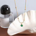 Karoline Aventurine Pendant Necklace - Style 1 [SG6BN4A4]