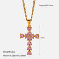 Eve Retro Cross Necklace - Style 6 [QV216QQN]