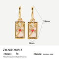 Sama Enamel Tarot Drop Earrings - Style 2 [4LLZUQLC]