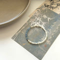 Lacie Shell Bead Bracelet - Aquamarine Shell Bracelet [0X05EX1L]
