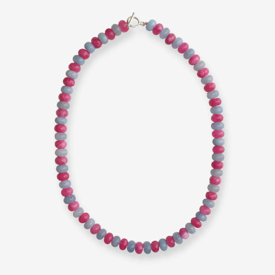 Pessy Colorful Natural Stone Necklace - Style A3 (43cm) [Z2CMSQTR]