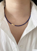 Chanel Natural Stone Choker - Square Lapis Lazuli [XHH5CE4S]