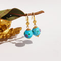 Meadow Glazed Floral Drop Earrings - Style 4 [AAGH0RDT]