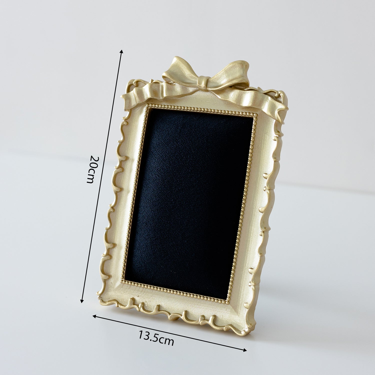 Jayla Velvet Display Frame - Bow Jewelry Frame - Black Velvet [CKRCWEUV]