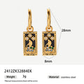 Sama Enamel Tarot Drop Earrings - Style 1 [11IV7GEG]
