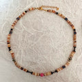 Amiyah Earthy Beaded Necklace - Volcano Walk Necklace [3PRQOOIP]