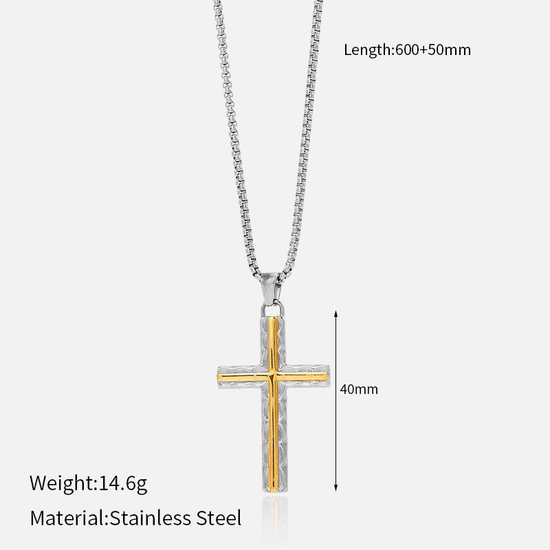Eve Retro Cross Necklace - Style 16 [OVZUCSAC]