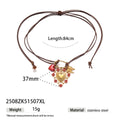 Leann Beaded Heart Charm Necklace - Style 1 [0HX1CU7R]