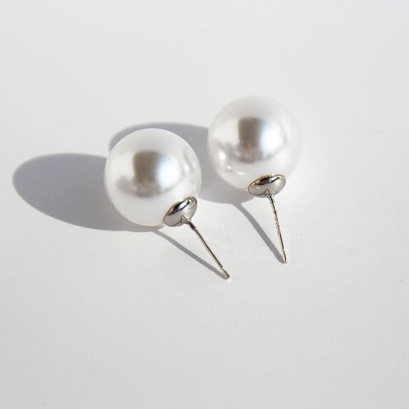 Kamree Elegant Pearl Earrings - Platinum Base [3MMEIQXV]