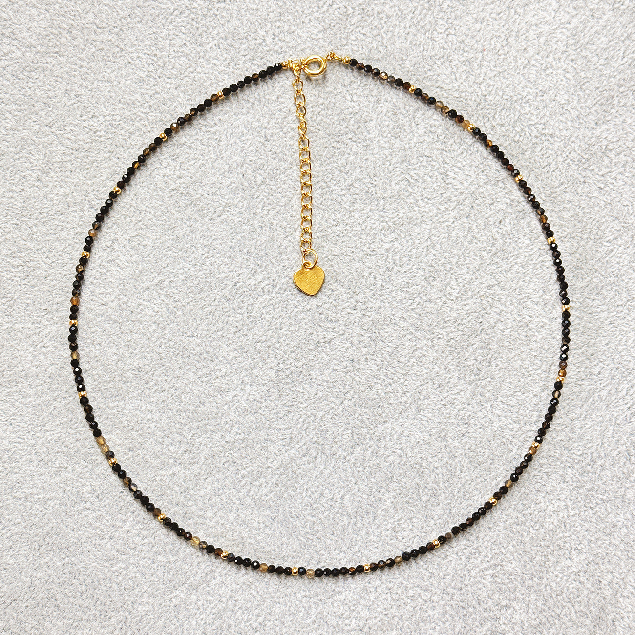 Rosetta Faceted Natural Stone Set - Necklace (38+5cm) [E9GX2XFK]