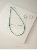 Abrielle Pearl Turquoise Bracelet - Multi-Gemstone Necklace [F8Q8WHHD]