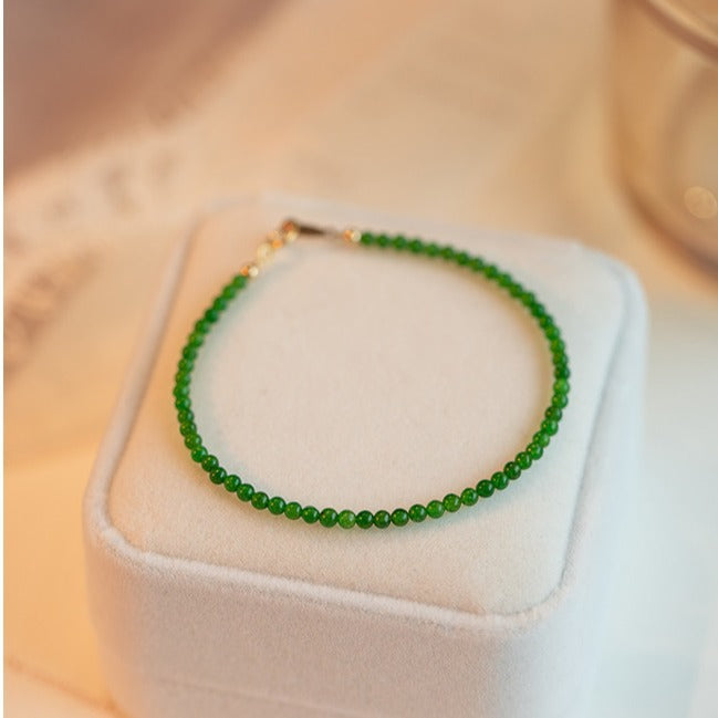 Calianna Delicate Chrysoprase Bracelet - 15cm [2NZMXR03]