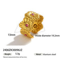 Khelani Pave Gold Zircon Ring - Style 1 [TFL3VRSO]