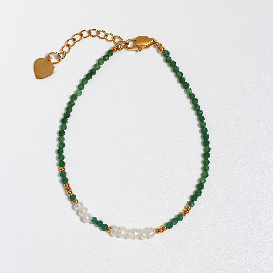 Brailey Natural Stone Pearl Bracelet - Style A [1U6LVBQ2]