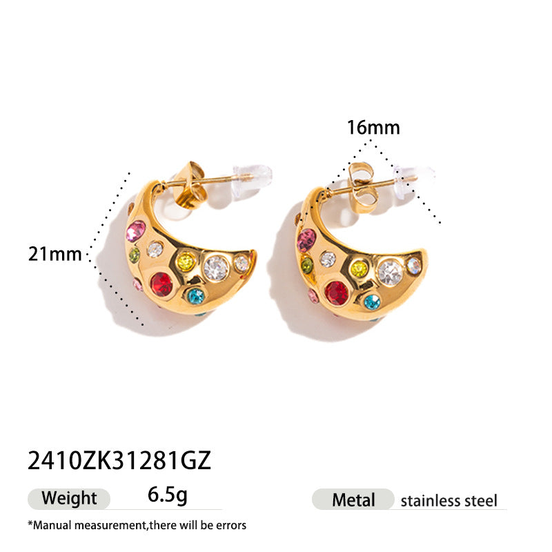 Arlynn Dazzling Waterdrop Studs - Style 1 [4GRD4A4D]
