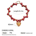 Leann Beaded Heart Charm Necklace - Style 2 [VQEEHQZ6]