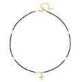 Kenzlie Retro Beaded Apatite Necklace - Lapis Lazuli Necklace 5 [XWHCMDT7]